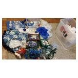 2 plastic tubs of Christmas including lots of