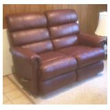 Lazy boy leather recliner loveseat