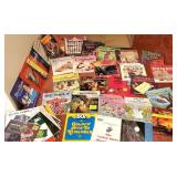 Large pile of records including many childrens