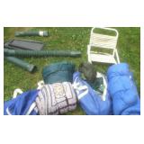 Group of camping gear