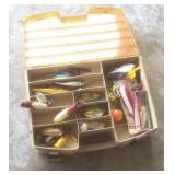 Tackle box with contents double sided