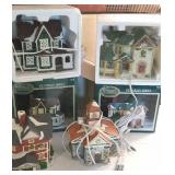 4 light up Christmas houses
