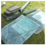 Rain downspouts, filters