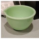 Green jadeite mixing bowl