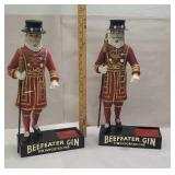 2 beefeater Gin advertising bar pcs