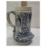 Blue and white Stein Western Germany