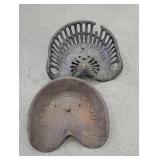 Adriance buckeye tractor seat and Walter wood