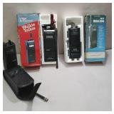 3 handheld walkie talkies