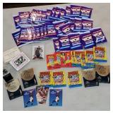 Box of miscellaneous sports cards including