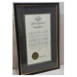 Signed by Mario Cuomo 1990 Broome county Summer