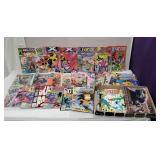 Full box of comic books