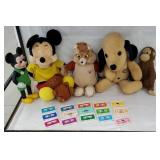 Large group of Teddy ruxpin with tapes,  Mickey
