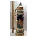 Apx 25" massive German beer stein