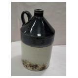 Brown and white jug