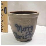 Beaumont pottery, York Maine little crock Merry