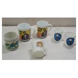 Collectible mugs - The Fonz, Charlie Brown,