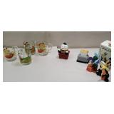 Garfield coffee mugs and 3 pairs of salt and