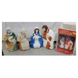 4 piece blow mold nativity scene 
1 of the