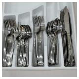 60 piece stainless steel flatware set