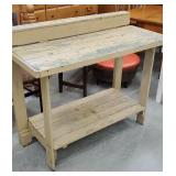 Primitive workbench potting-shed table