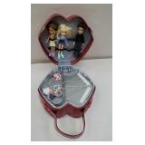 Mini Bratz doll case with dolls