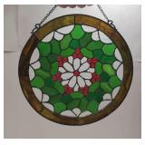 12" stained glass window