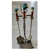 Duck head fireplace set
