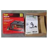 EverStart battery charger in solar flagpole light