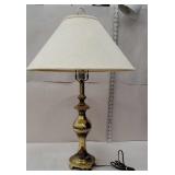 Heavy brass lamp