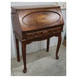 Queen Ann inlaid drop front desk