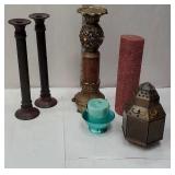 Candle holders and candles