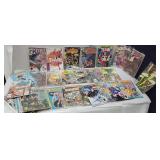 Box of miscellaneous comic books
