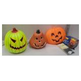 Box of miscellaneous Halloween lights