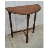 Small half round stand