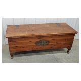 Art Deco decorated queen Anne solid  cedar