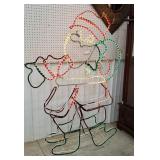 Light up mechanical Santa Claus and mechanical