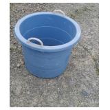 Large blue bucket