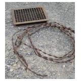 Floor great and early barbed wire