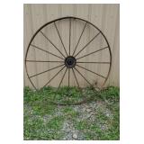 Iron wagon wheel