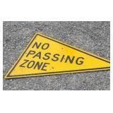 No passing some sign