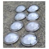 Set of 8 chrome hub caps