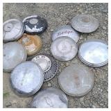 Group of miscellaneous hub caps
