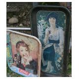 2 Coke trays