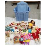 Blue tub full of nice clean cabbage patch and