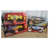 Bottom row of cart 55 - 4 NASCAR diecast cars
