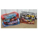 Bottom row of cart 55 - 4 NASCAR diecast cars