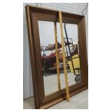 Beautiful wide beveled mirror