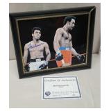 Picture of Muhammad Ali - frame is damaged and no