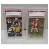 Brett favre and Steve Young cards