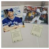2 photographs Paul molitor & Mark bavaro